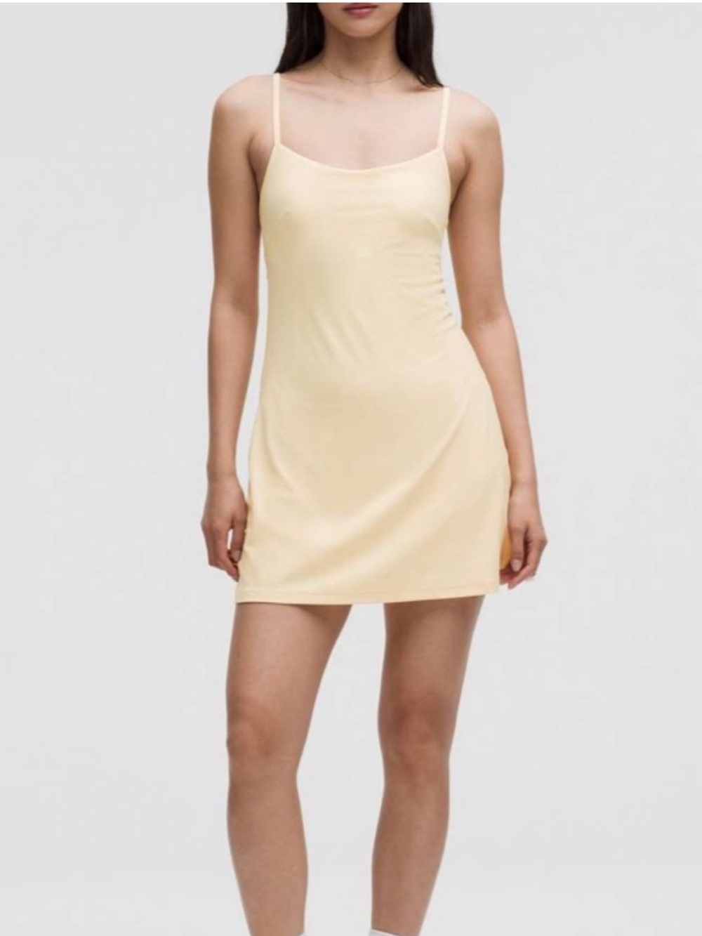 RARE lululemon Align Cami Strap Dress - Butter Cream - 4